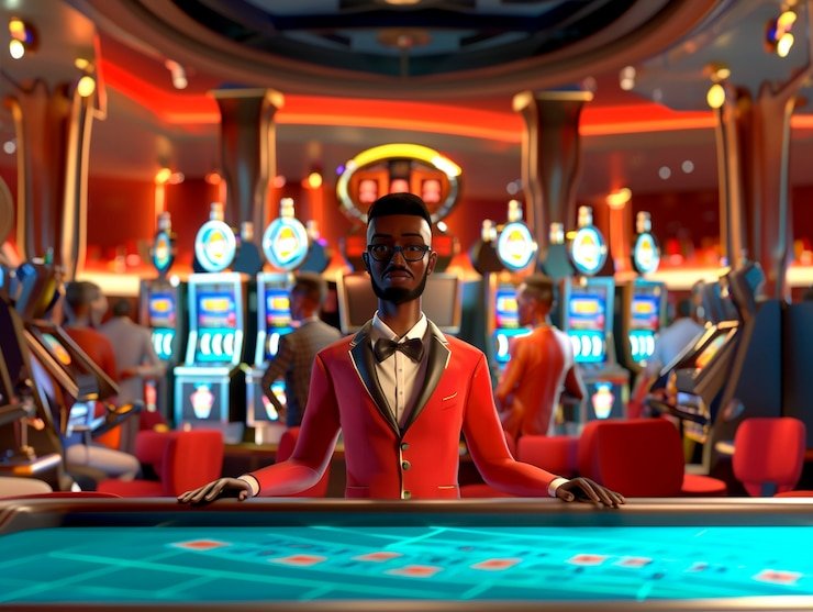 Bàn baccarat live casino 68win22 hiển thị trên màn hình cảm ứng